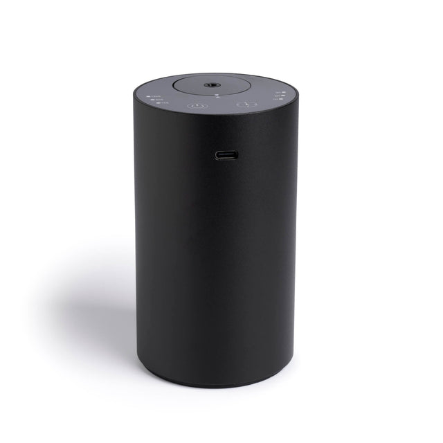 MiniScent Waterless Aroma Diffuser in black by NI Candle Supplies.