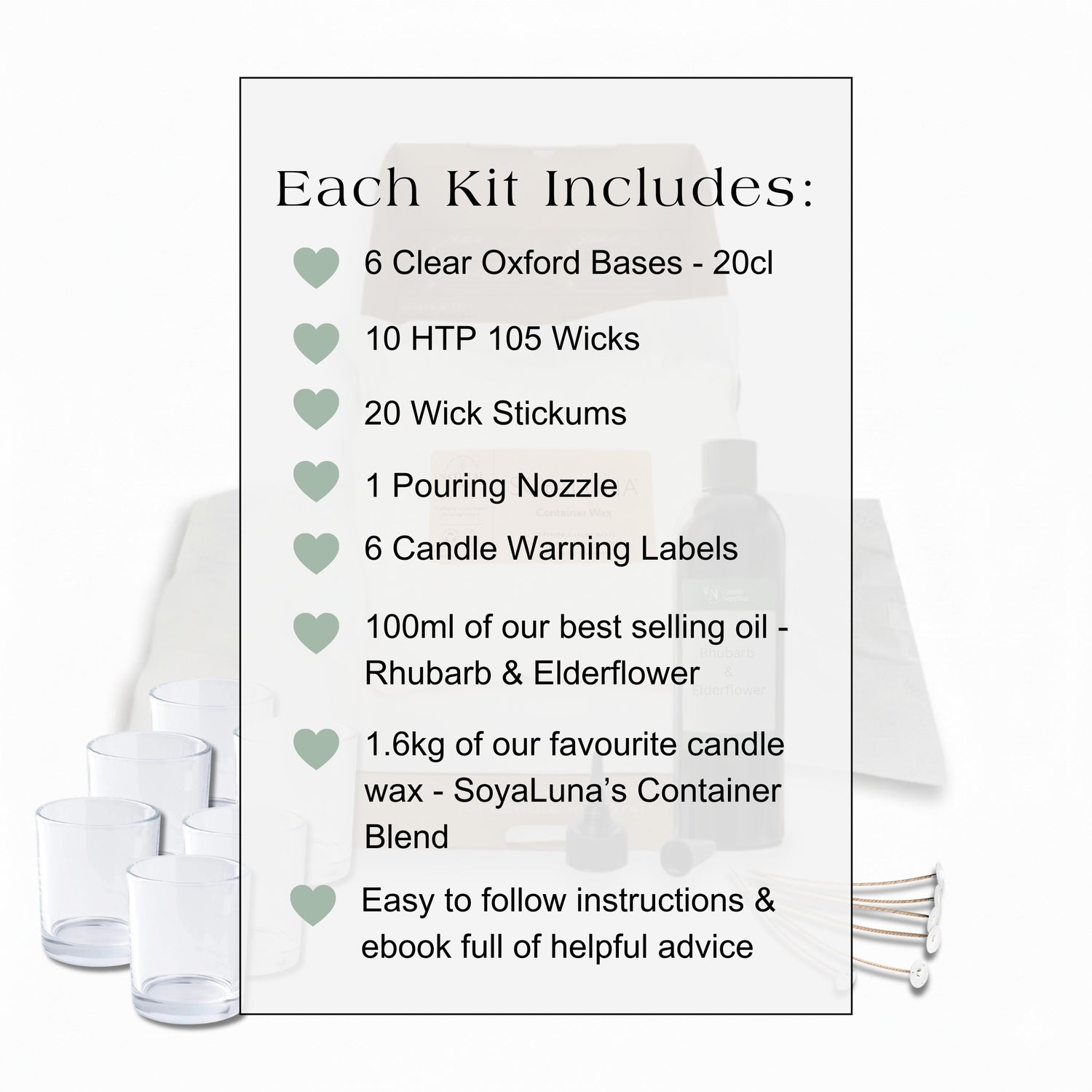 Essentials Candle Making Kit - 20cl Oxford