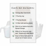 Wax Melt Making Kit - Spiced Orange