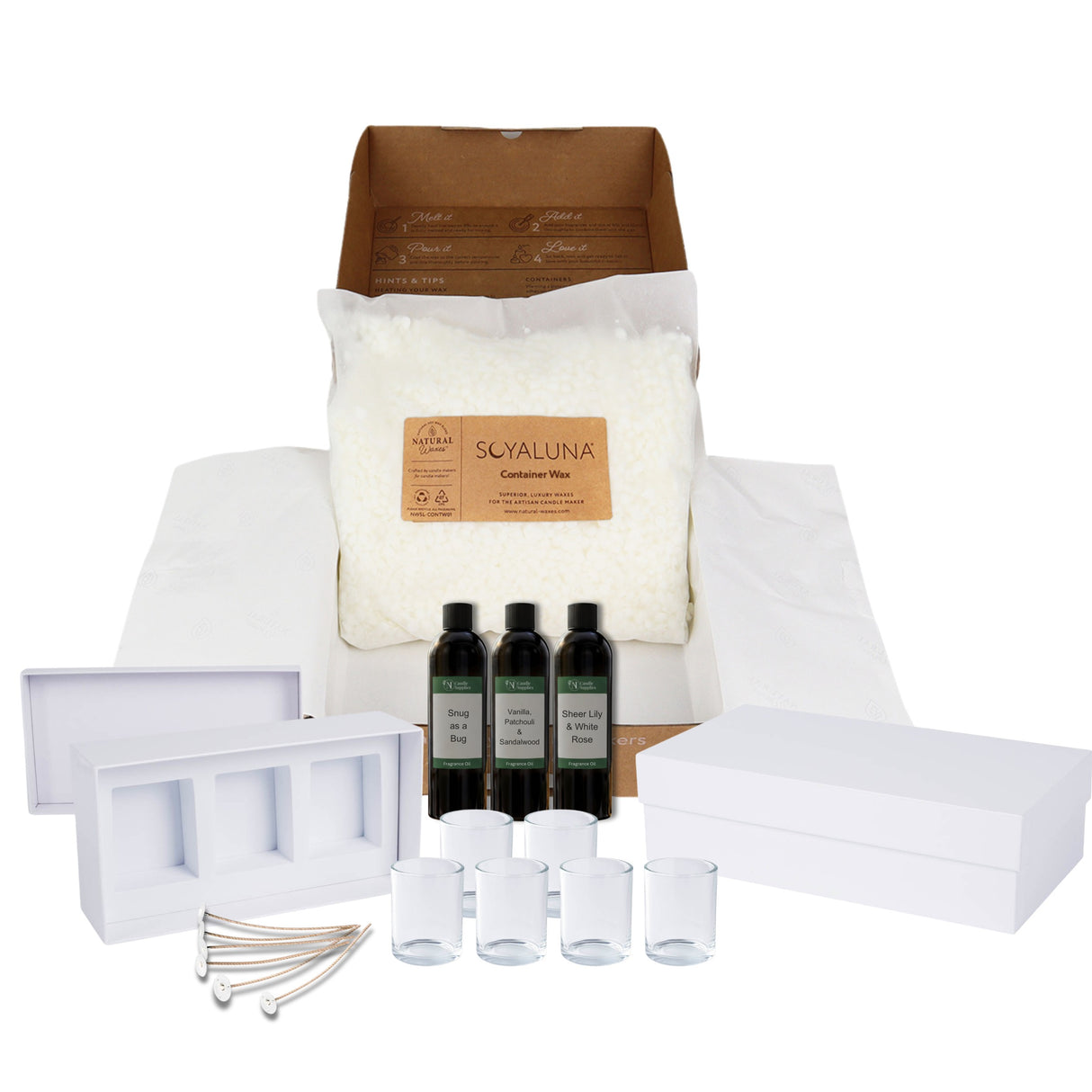 Make-Your-Own Scented Candle Gift Set - Top Perfume Dupes