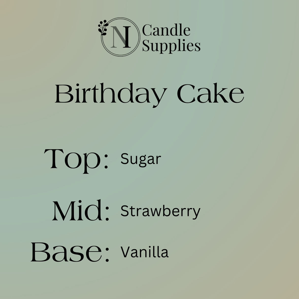 Birthday Cake Fragrance Oil