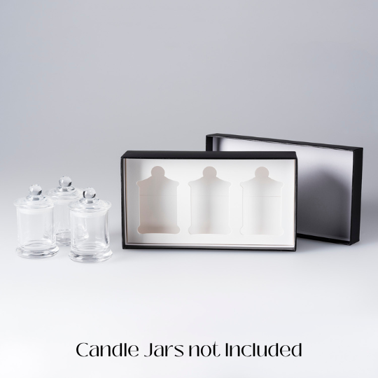 Trio Candle Box - Black - Box Only - Discontinued