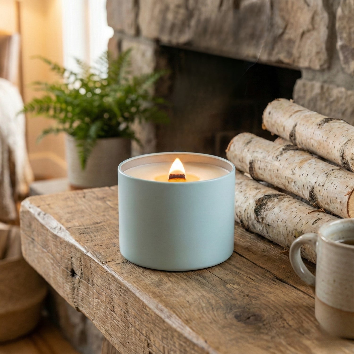 Blue Metal Candle Tin — Secure Lid | Pack of 6 | UK, ROI & EU – NI ...