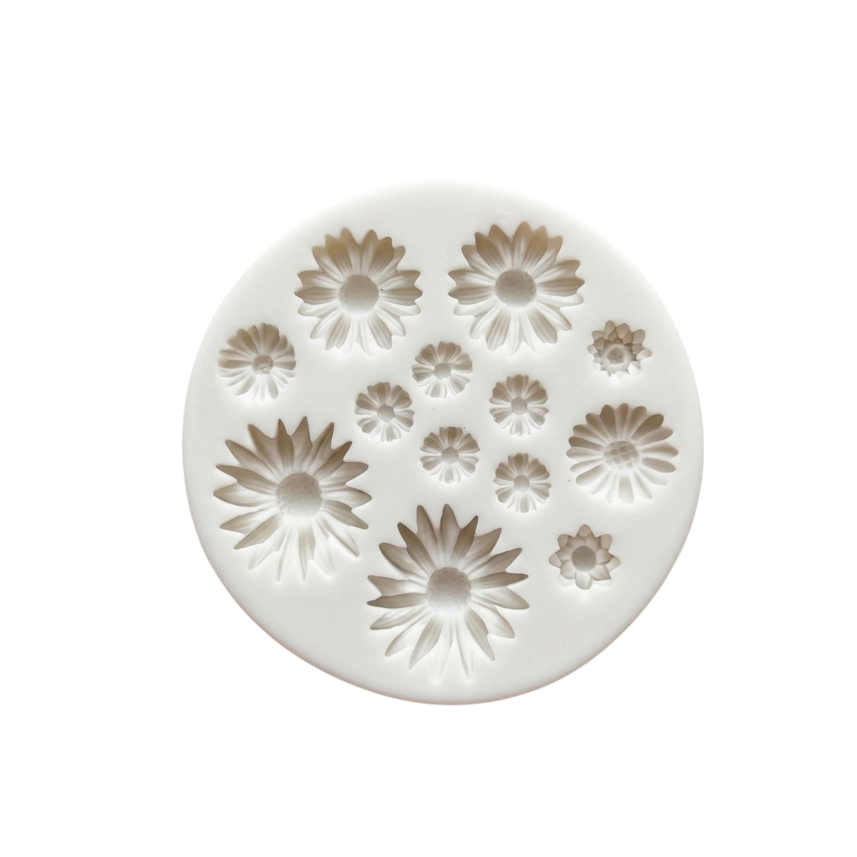Floral Silicone Mould — Multi‑shape Daisy Embeds