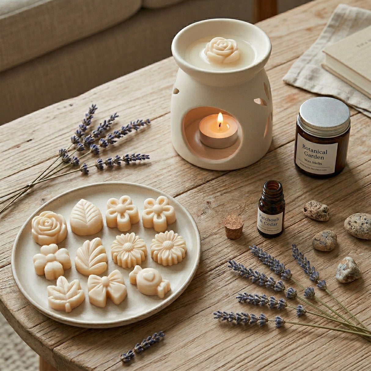 Floral Silicone Mould — Decorative Wax Melts & Embeds