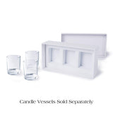 Kimberley Trio Candle BOX (9cl) - White Kimberley Candle Jar NI Candle Supplies 