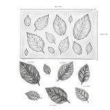 Leaf Silicone Mould — Assorted Botanical Shapes