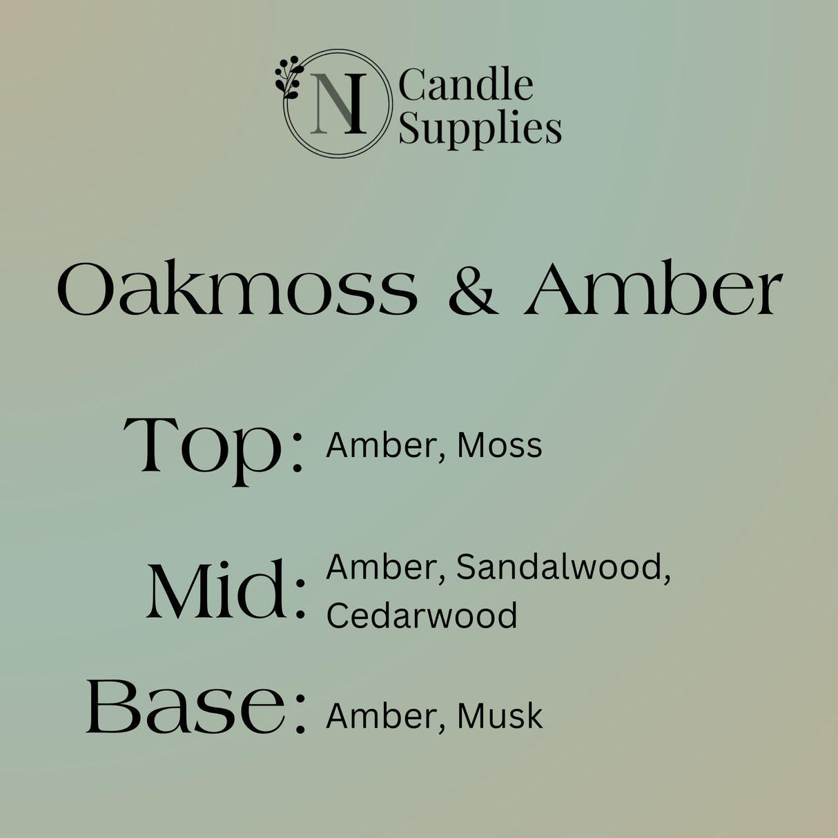 Oakmoss & Amber Fragrance Oil (MOD)