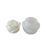 Rose Pillar Candle Silicone Mould — Sculpted Bloom Shape